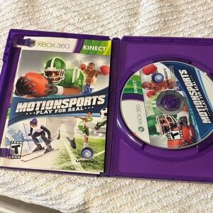 MotionSports Xbox 360 Game - Purple Case